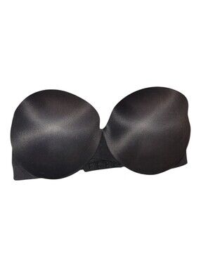 Maidenform Black Underwire Strapless Push Up Bra 34D